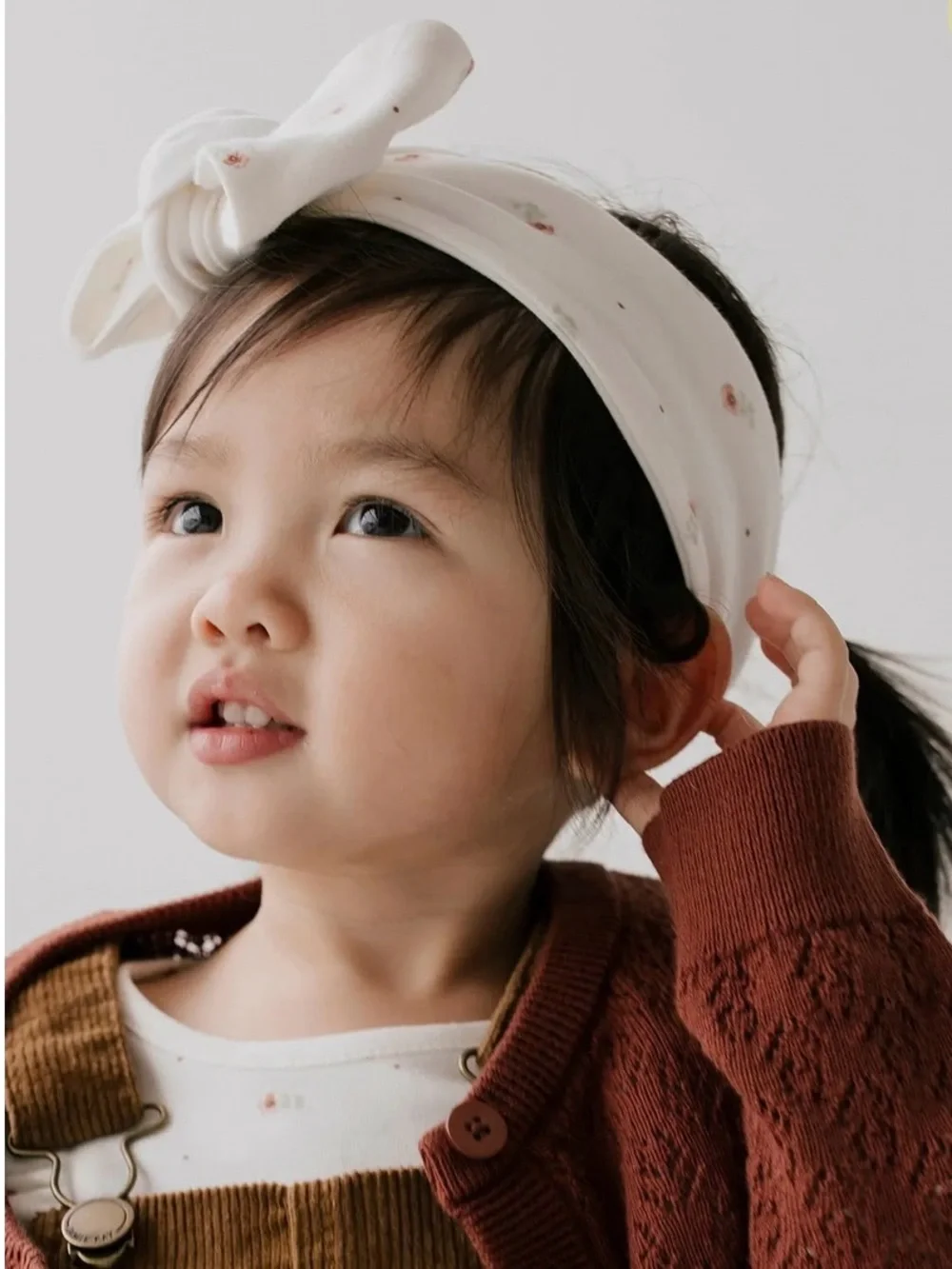 Jamie Kay Organic Cotton Headband in Buttercup Floral Child Size